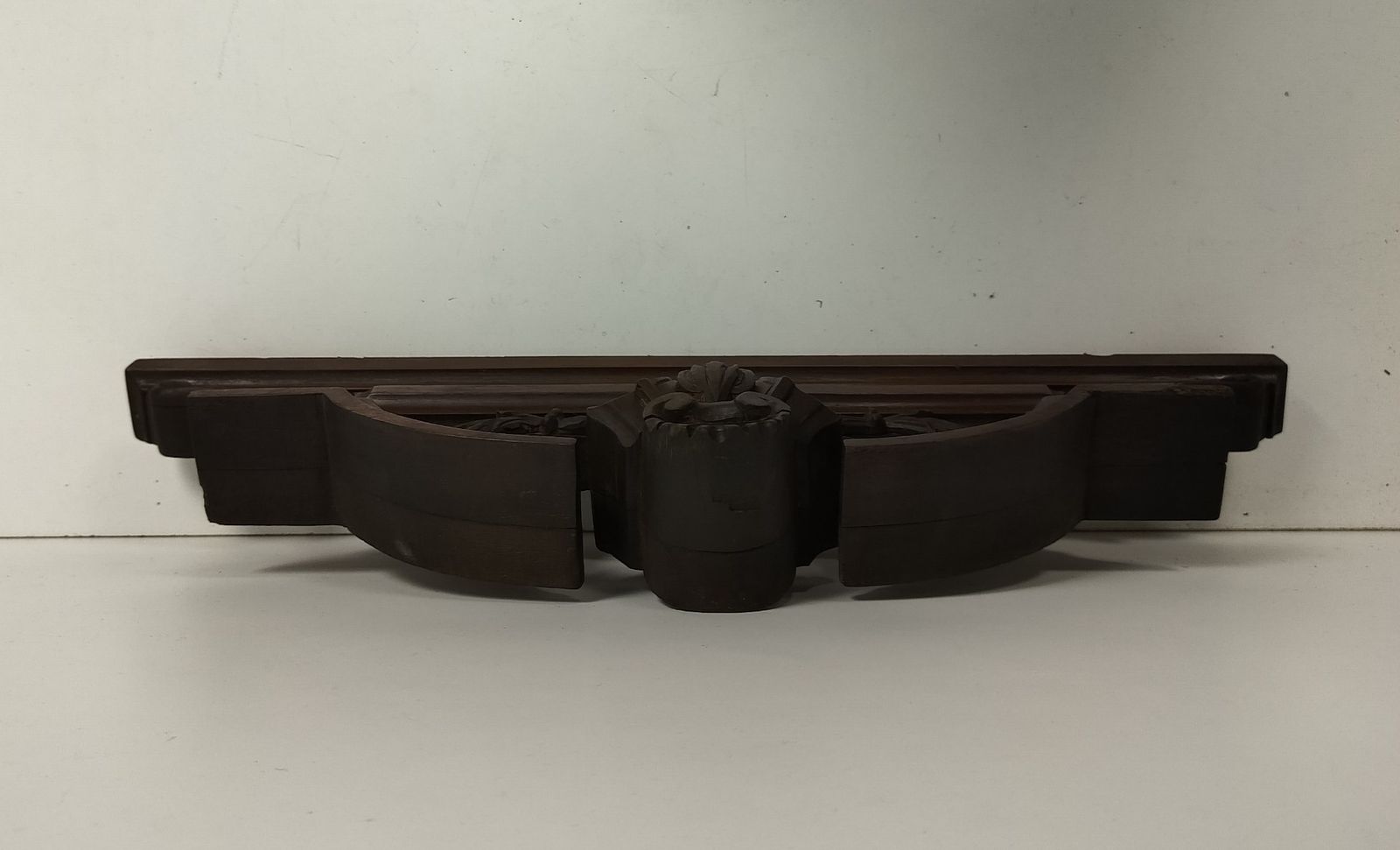 photo furniture Medium  Hand Carved Wood French Pediment  Gorgeous Over Door Architectural Salva
