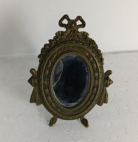 Gorgeous Ornate Antique Picture Foto Frame Brass Rococo Style French Decorative photo for sale