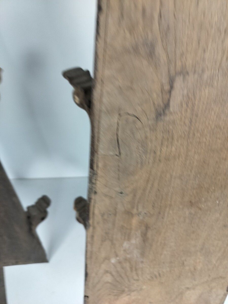 photo furniture Gothic Antique Architectural Reclaimed Ornamental Wooden Pinacles Couple Wow Rar