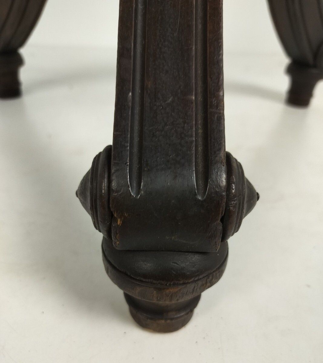 Stunning Antique Pedestal Plant Stand Carved Wood With Spindles Side Table Wow photo Furniture