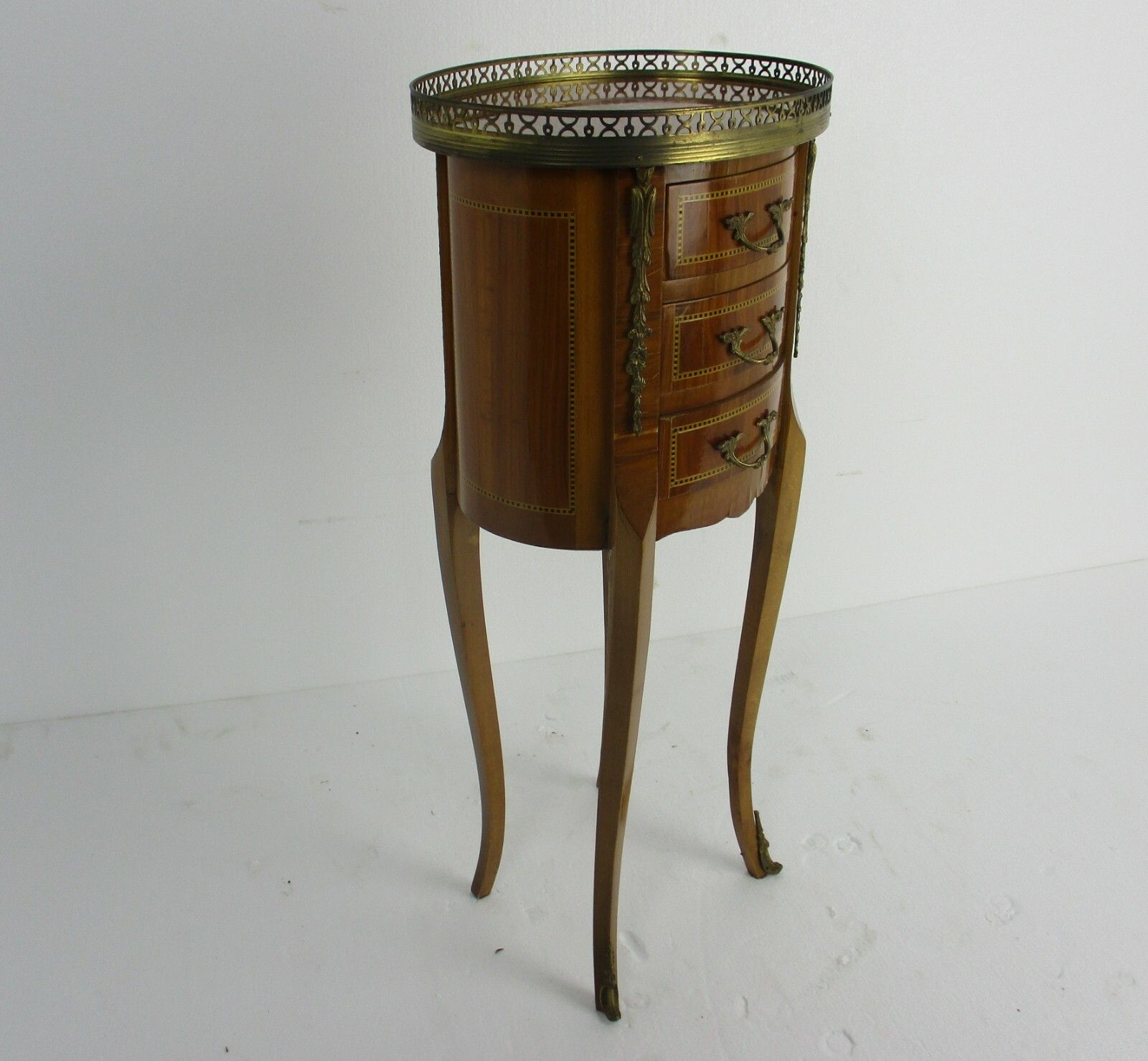 Gorgeous Marquetry Inlay Chest Of Drawers Dresser Cabinet Wood Italian Farmhouse photo furniture