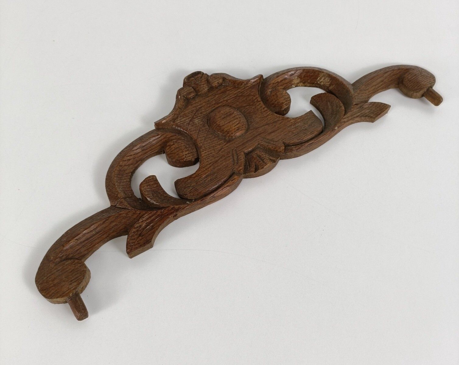 Antique Corbel Hand Carved Wood  Architectural Reclaimed France Panel Pediment S photo furniture