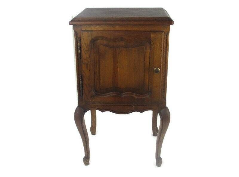 Nightstand End Table Dresser 50s Vanity Cabinets Louis XVI Style Louis XV