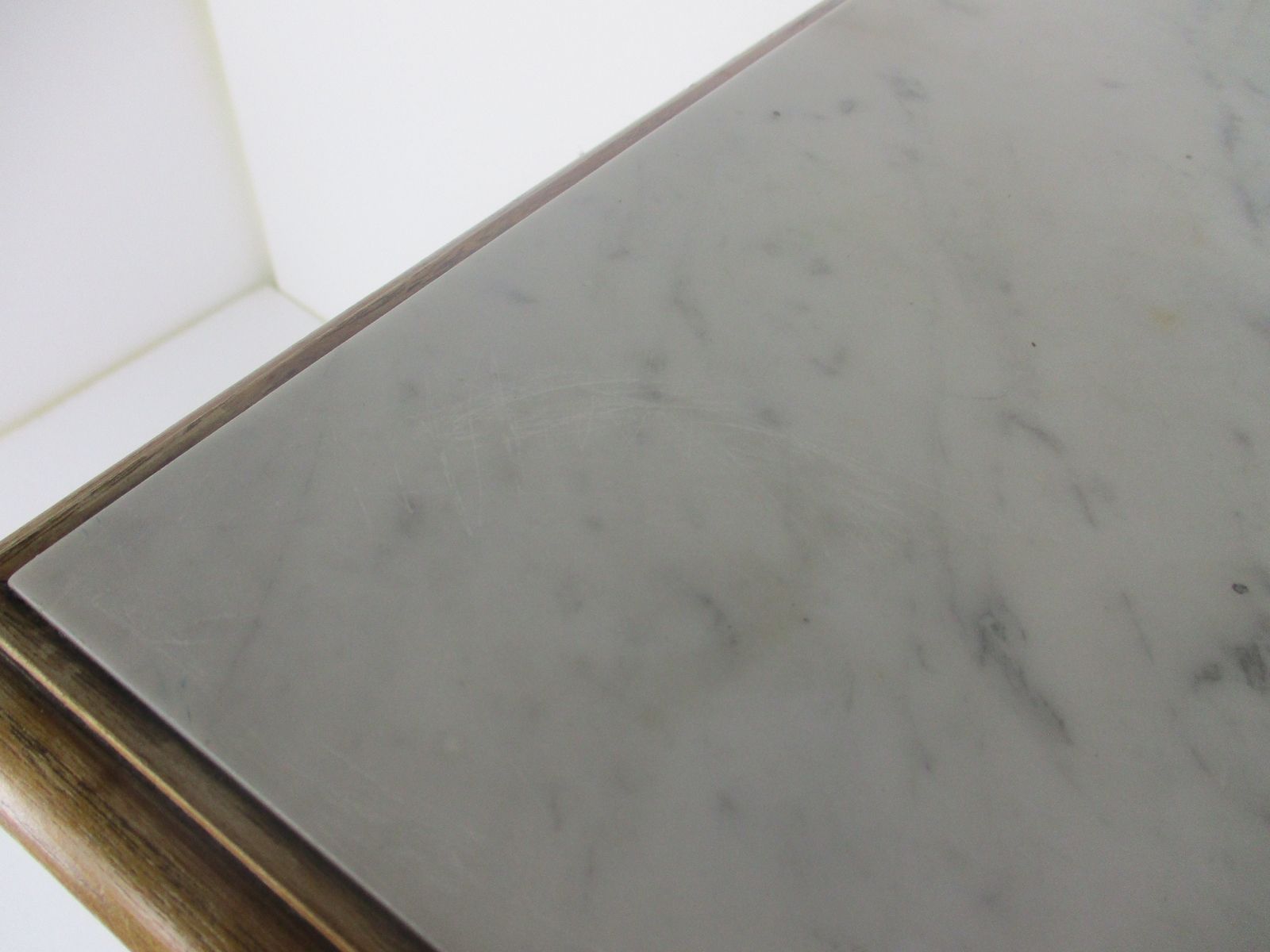 Antique Art Deco Art Nouveau  Marble Top Side Cabinet Table Nightstand Stunning photo 283.0