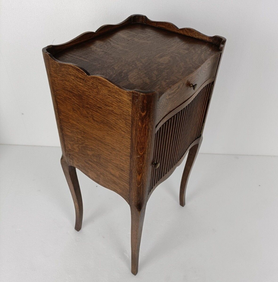 Art Deco Art Nouveau Brown  Side Cabinet Table Night Stand Antique Exquisite Fro photo buy