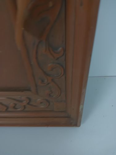 photo for sale Antique Couple Of Door Panels Cabinet Carved Wood Inlay Beautiful Architectural