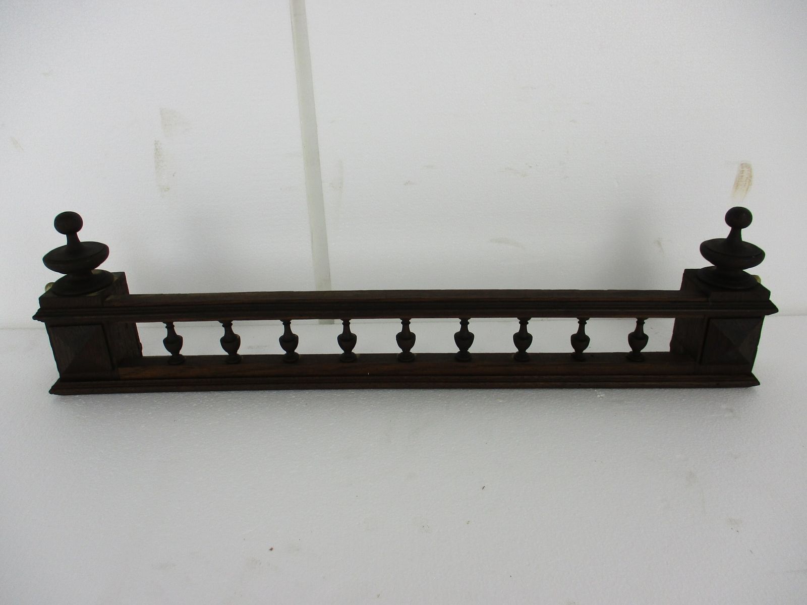 Hand Carved Wood Pediment Spindles Ornate Over Door Architectural Reclaimed photo furniture