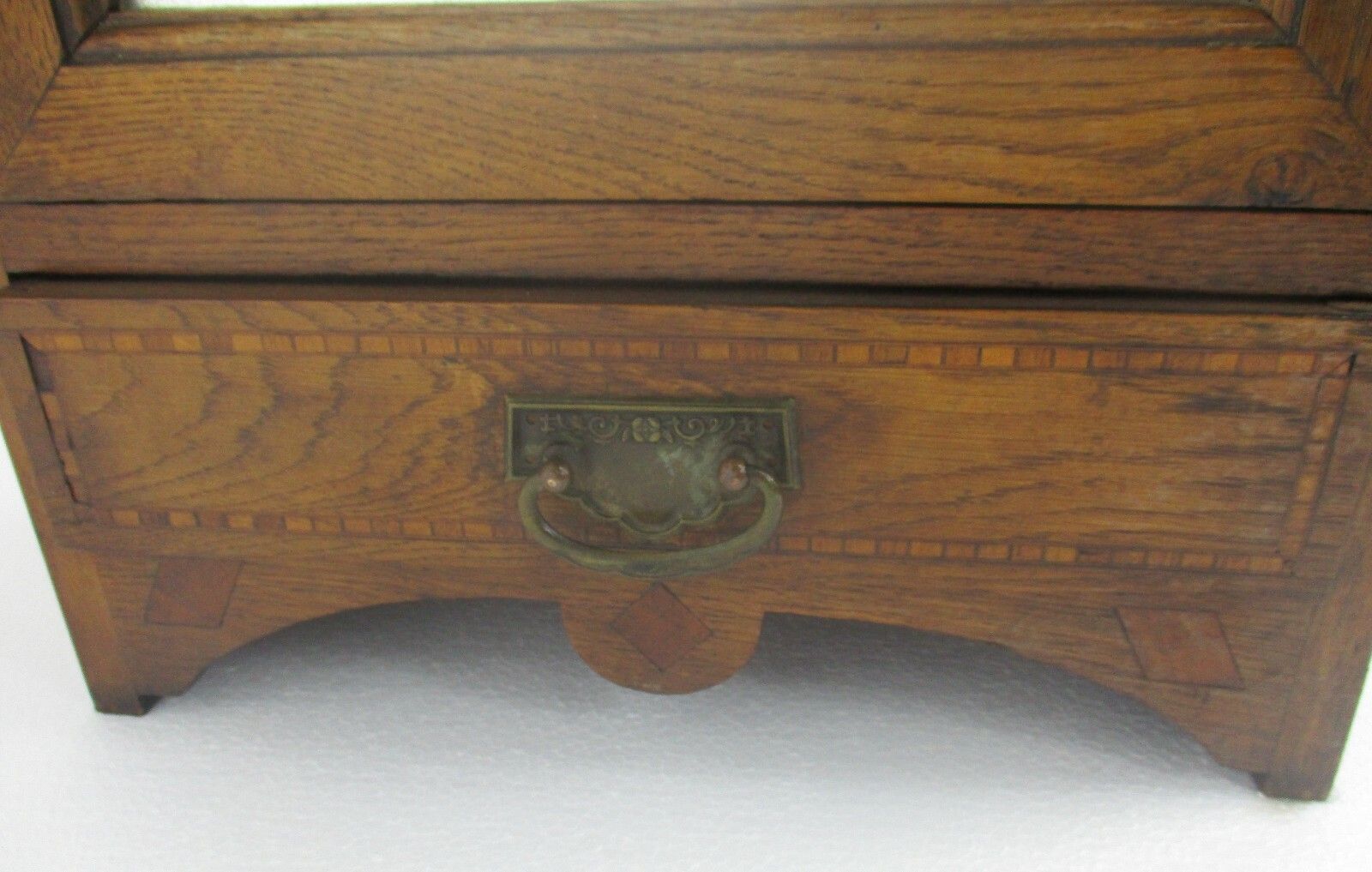 Kitchen Medicine Apothecary  Bathroom Cabinet Inlay Wood Exquisite Antique photo Furniture