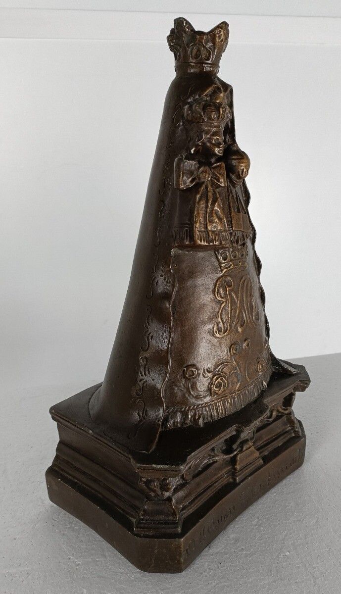 Our Lady Of Saint Jan Poperinghe Belgium Large Belgian Plaster Statue Extremely photo vinterior