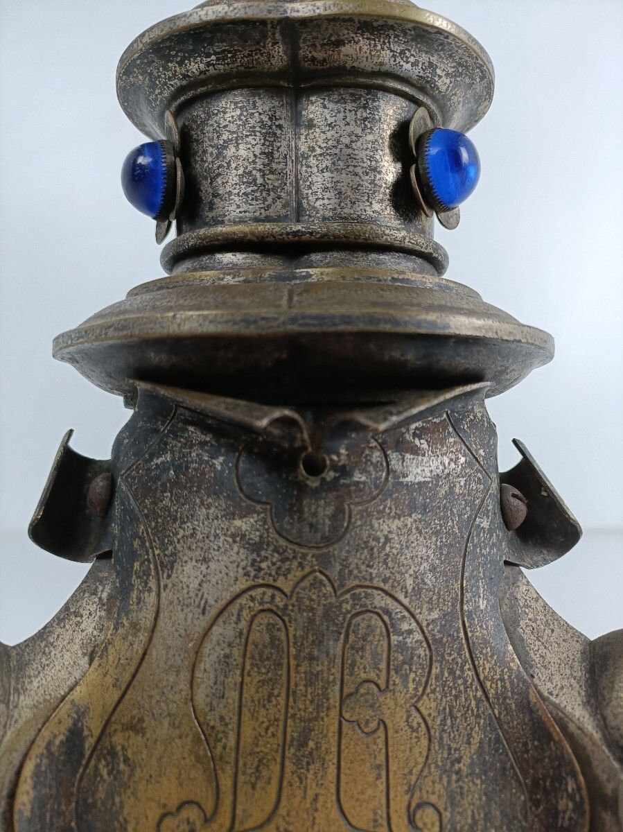 photo furniture Antique Brass Ornate Candle Holder Candle Stick Large  1800s  Gothic