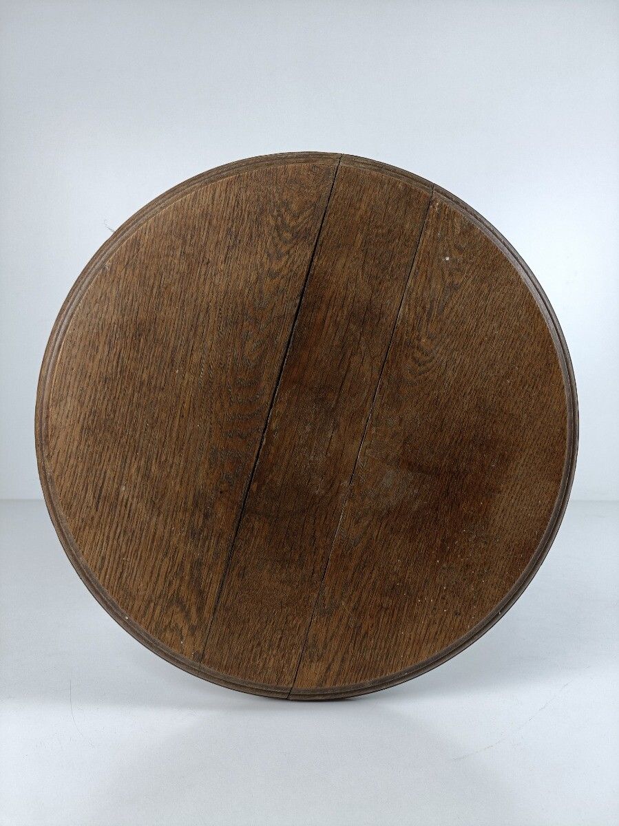 Huge Pedestal Plant Stand Barley Twist Hand Carved Wood Side Table Bonsai Stand photo buy