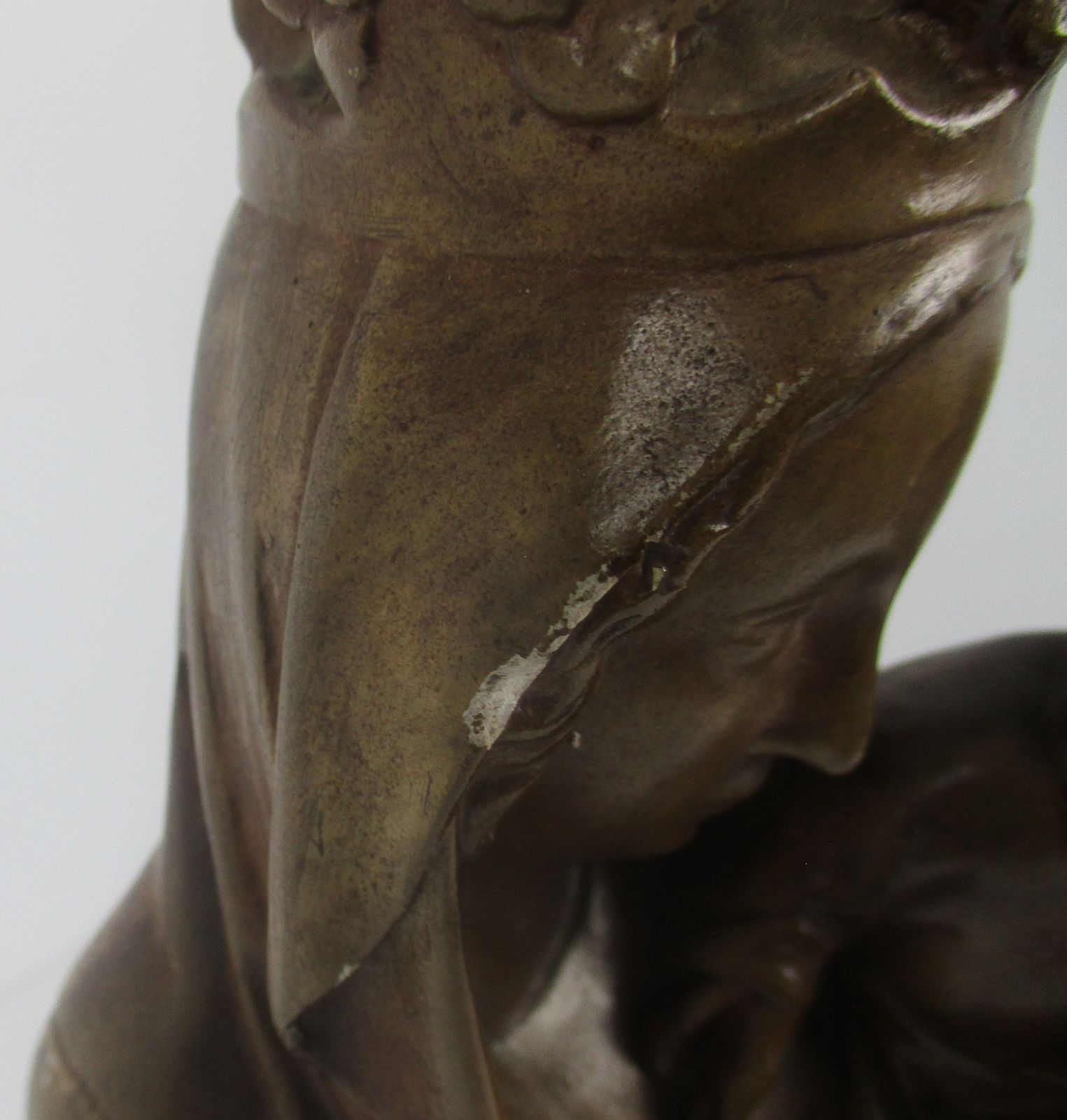 Statue Virgin Mary Our Lady Madonna With Infant Jesus Large Plaster 20.86&Quot photo 244.0