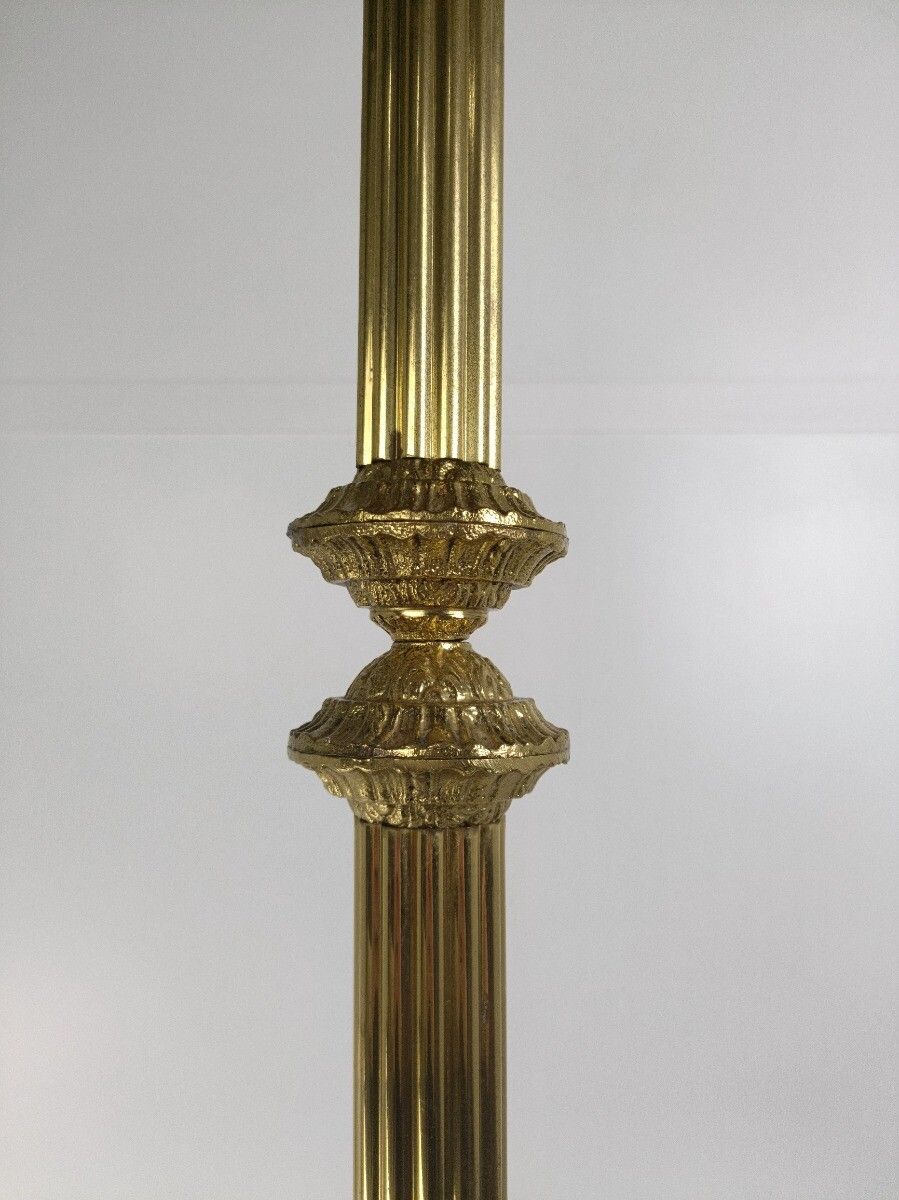 Mid Century Modern Cast Brass Hall Tree Coat Hat Rack Marble Base Eyecatcher Lio photo vinterior