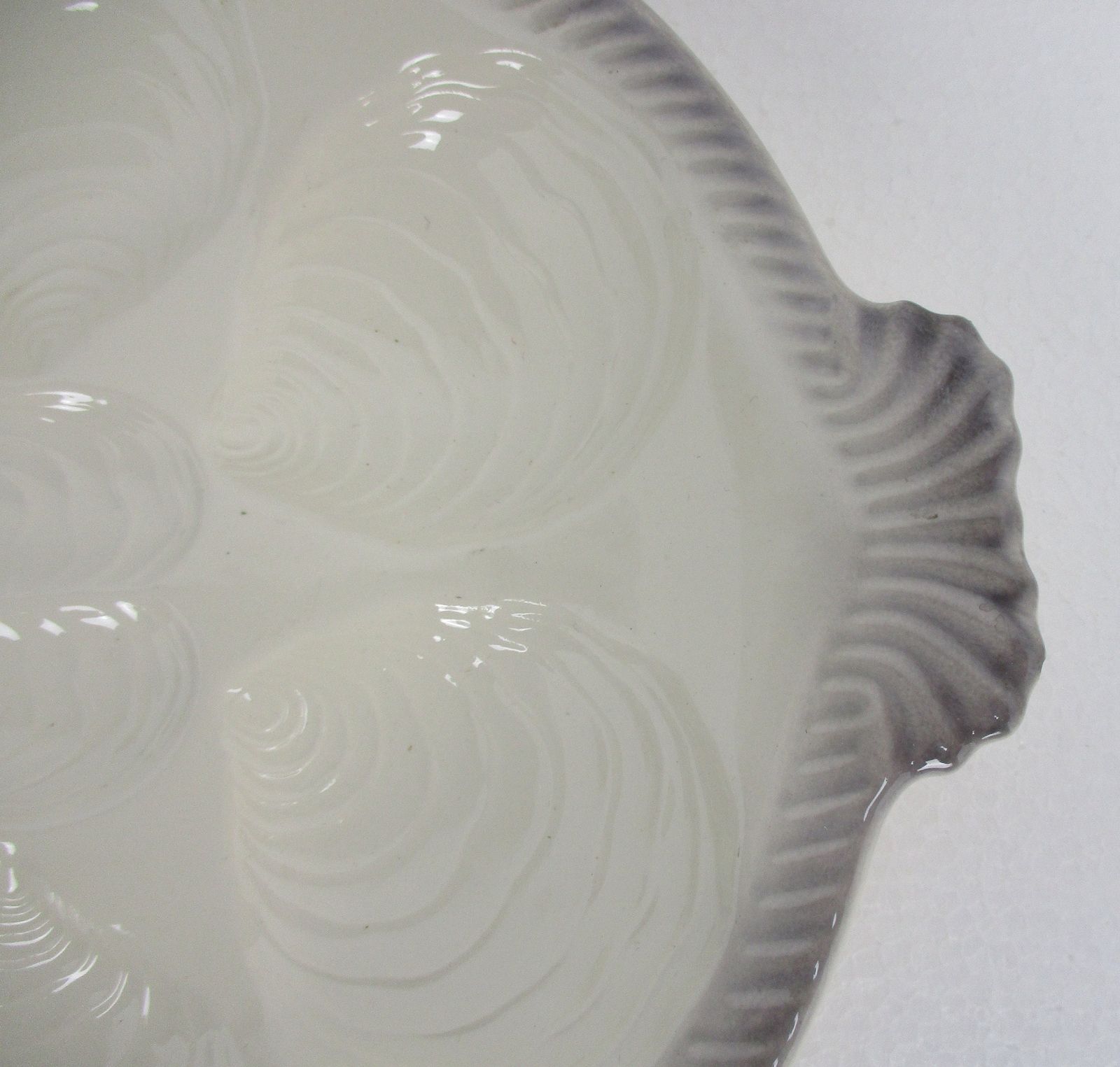 Set Of 9 Oyster Fish Plates Vintage Waechtersbach West Germany Porcelain Htf photo 178.0