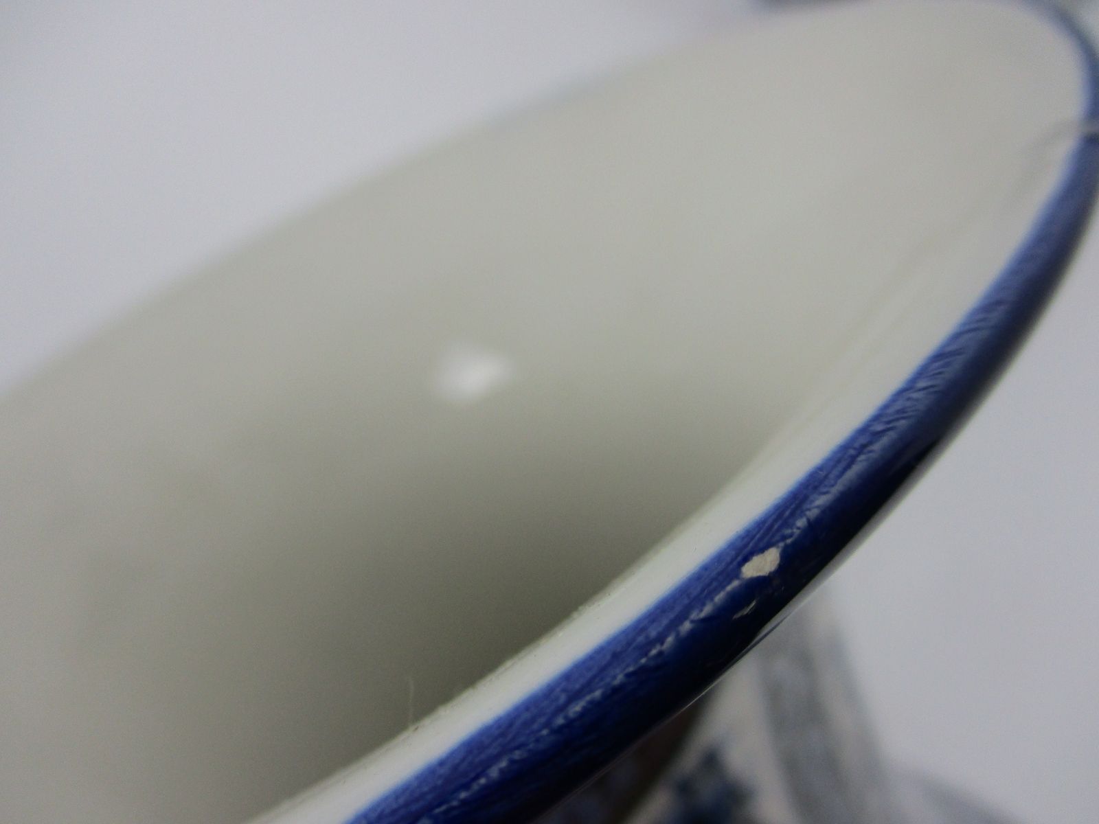 Large Pair Couple Trumpet Vases Delft Holland Blue White Porcelain Marked Hand P photo 194.0