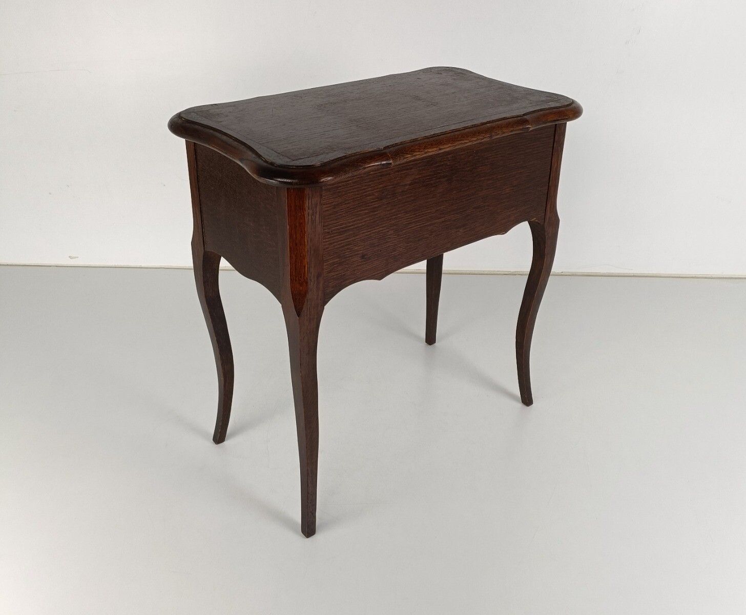 Antique Art Nouveau Wood Sewing Quilting Box Table Cabinet Louis XV Style Beauti photo furniture