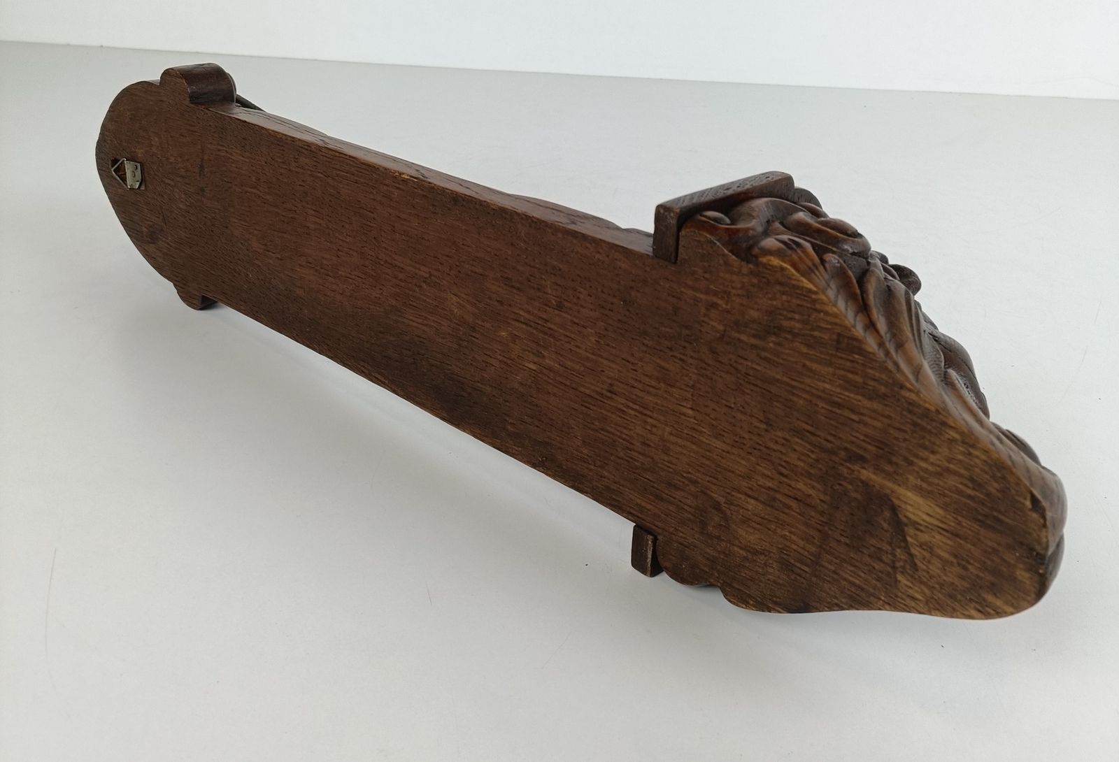 Gorgeous Small Wall Hanging Mounted Console Table Angel Putti Hand Carved Wood photo vintage
