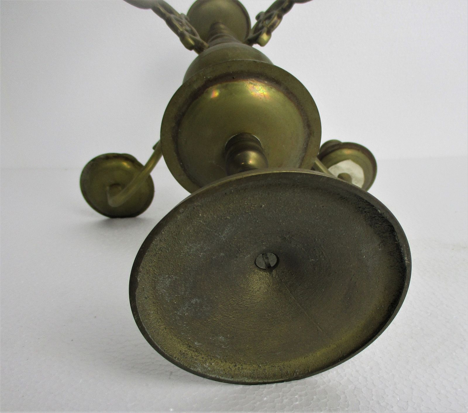 Large Candle Holder Candlestick Candelabra 5 Arm Impressive  Gorgeous  Art Nouve photo 323.0