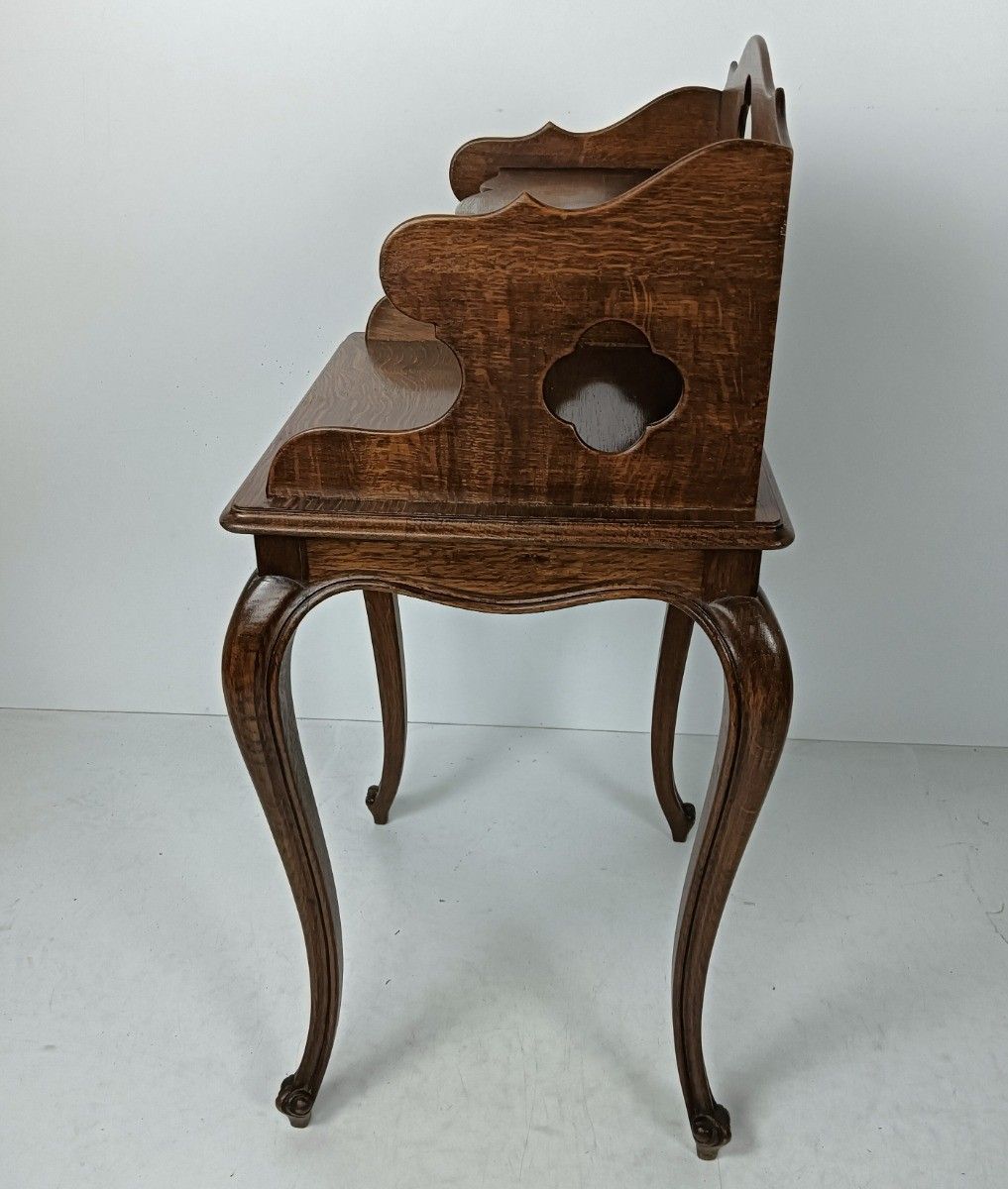 Hallway Nightstand End Side Table Cabinet Desk Furniture Sweet Antique Wood photo Furniture