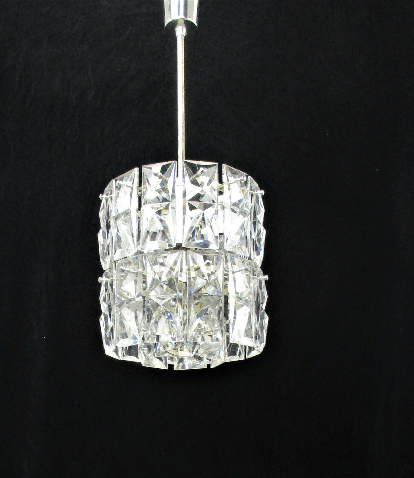 Chandelier Pendant Lamp Mid Century Modern Crystal Gorgeous Kinkeldey Style