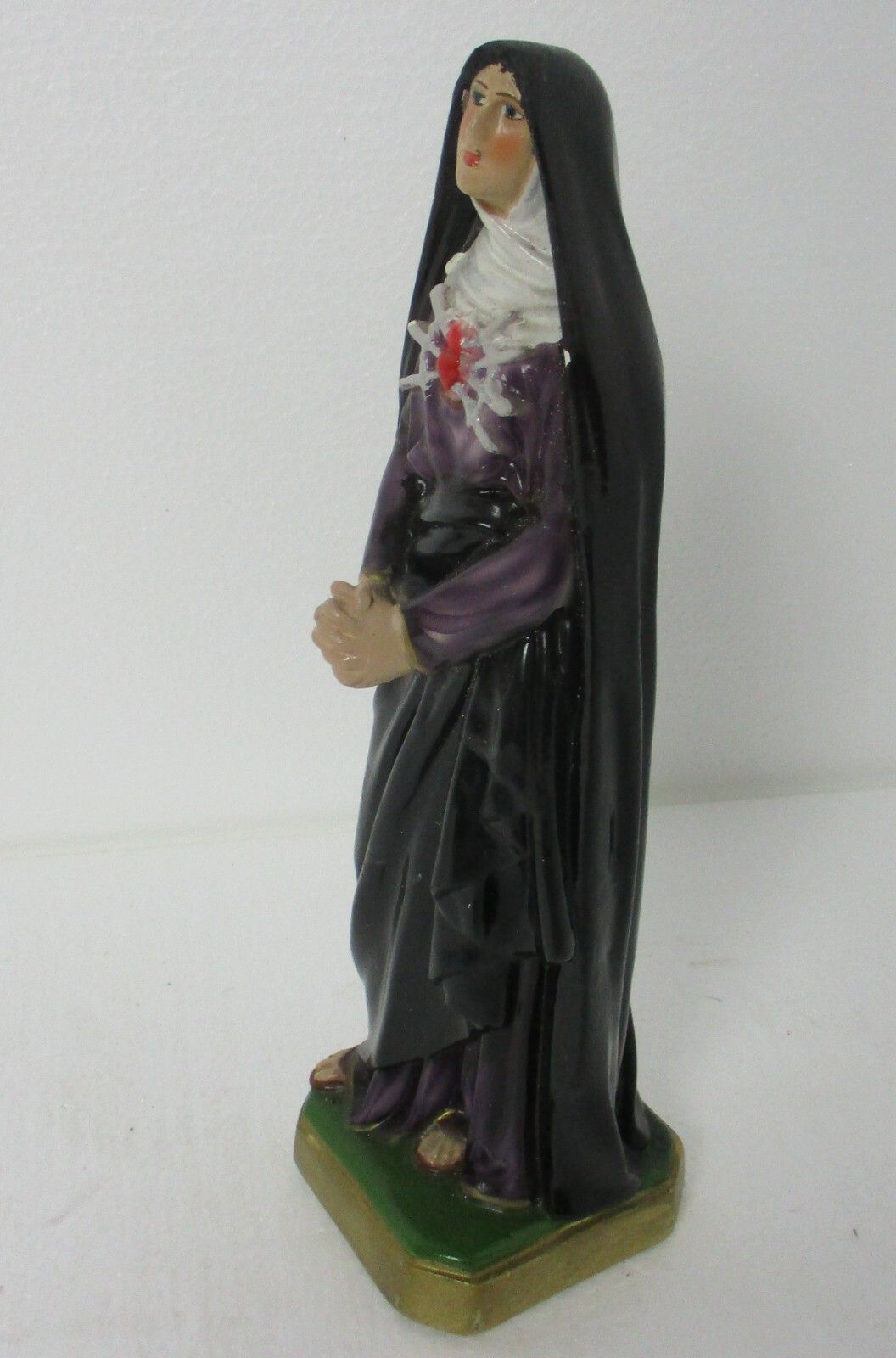 Our Lady Of Sorrows Virgin Mary Mater Dolorosa Madonna Statue 7 Swords Plaster photo 148.0