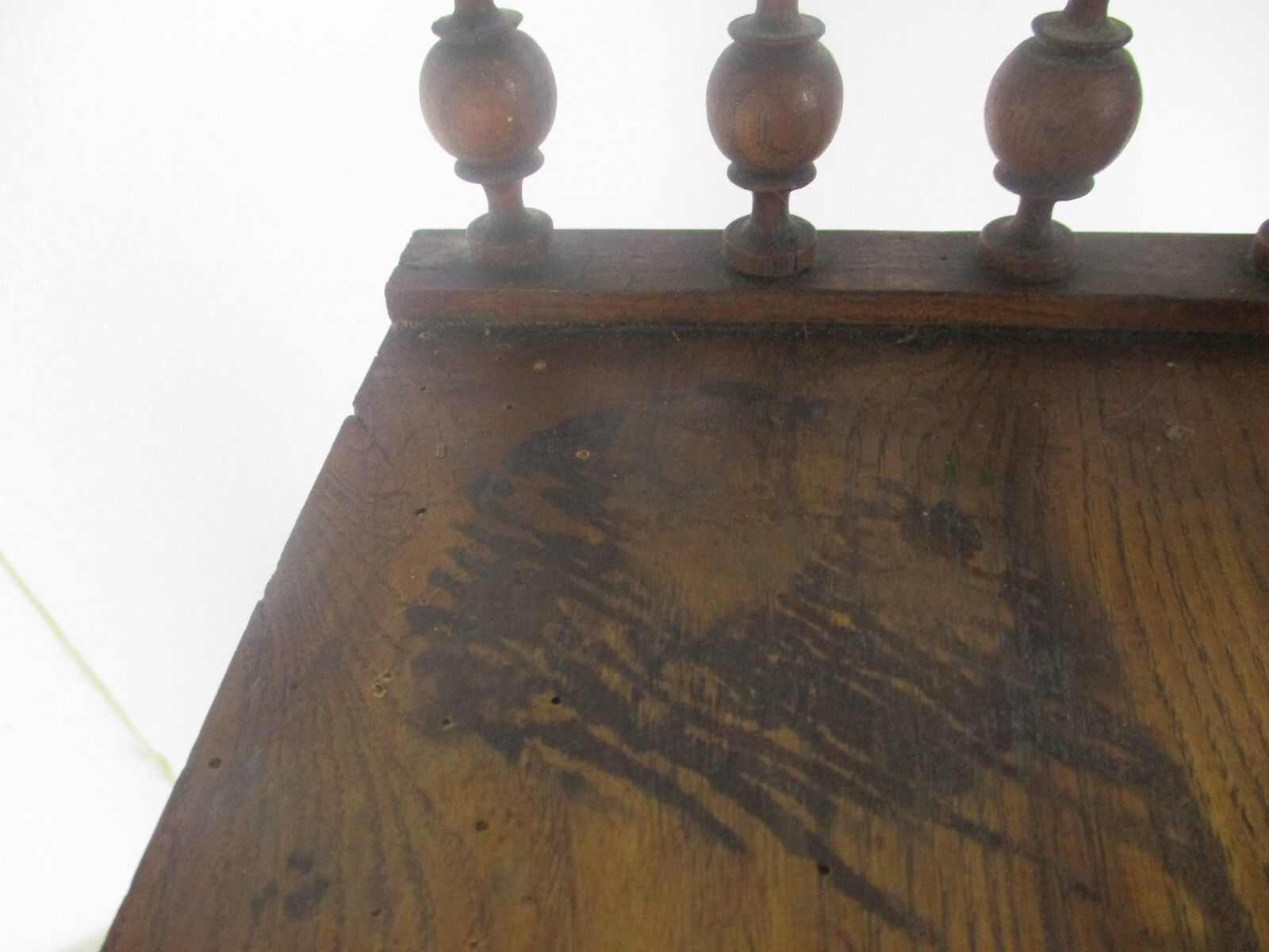photo furniture Antique Pediment Cabinet Spindles Display Kitchen Shelves Drawers Stunning