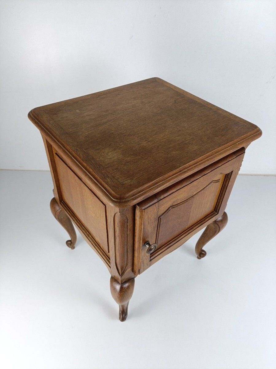 Nightstand End Table Dresser 50s Wood Vanity Cabinets Louis XVI Style Louis XV M photo Furniture