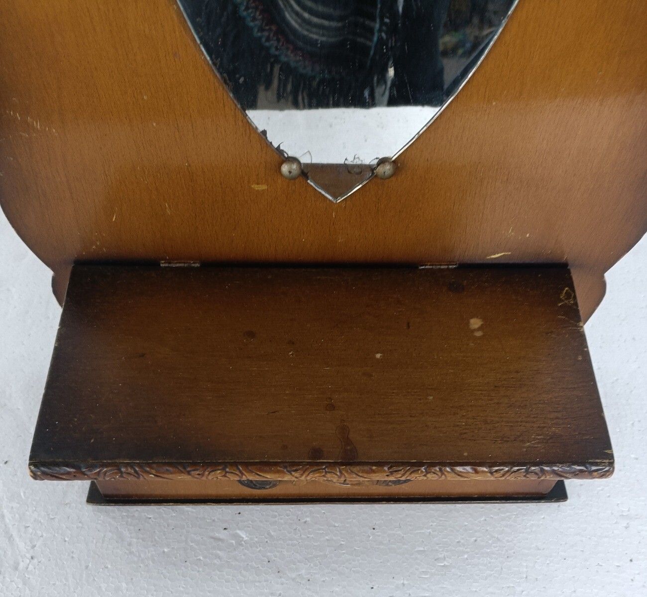 photo furniture Kitchen Hallway Apothecary Bathroom Cabinet Hallway  Comb Box Vintage Antique