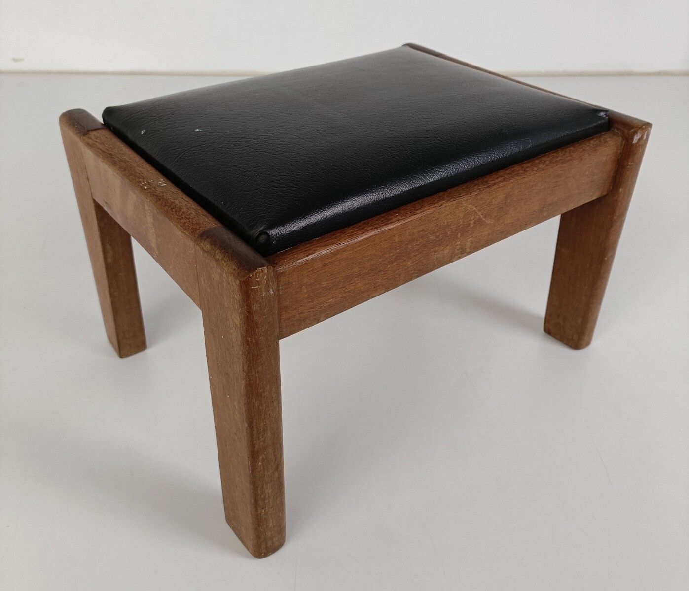 Very Small Vintage Footstool Ottoman Foot Rest Bench Mid Century Modern Retro  W photo furniture