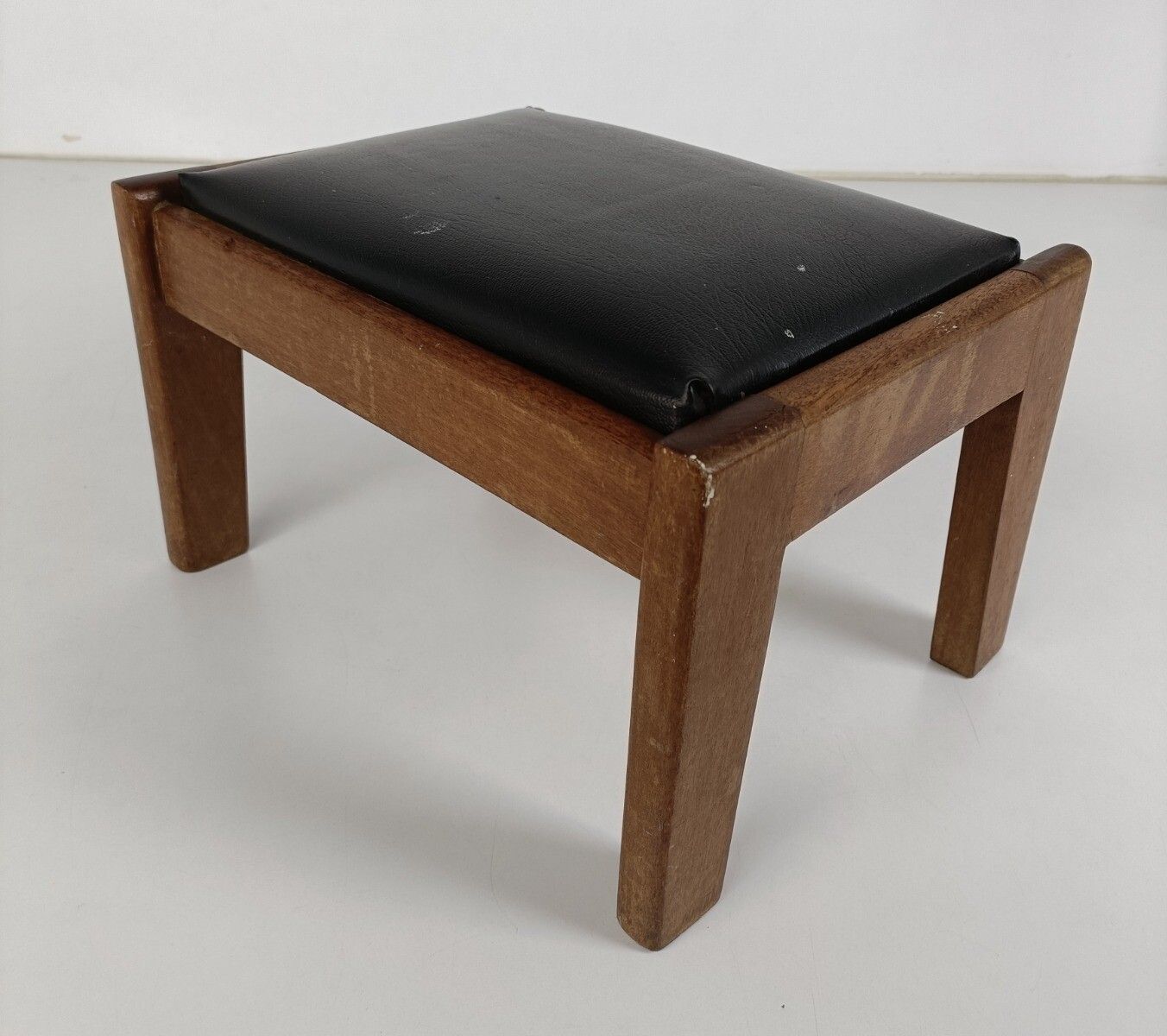 Very Small Vintage Footstool Ottoman Foot Rest Bench Mid Century Modern Retro  W photo Furniture