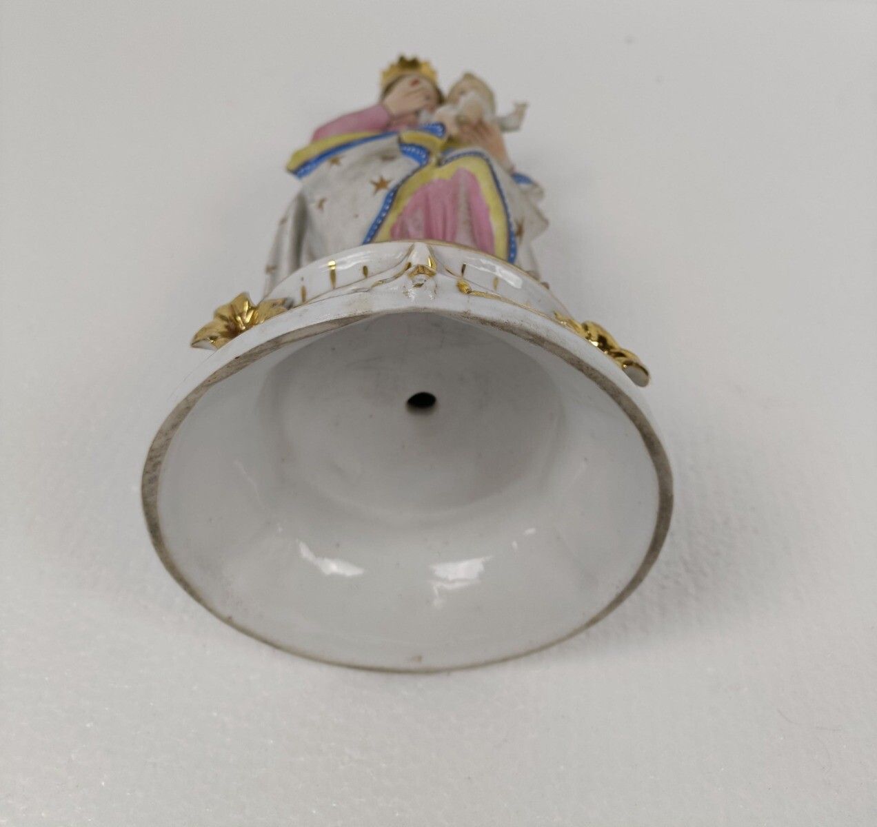photo for sale French Antique Bisque Statue  Virgin Mary Lady Madonna Infant Jesus Beautiful Fr