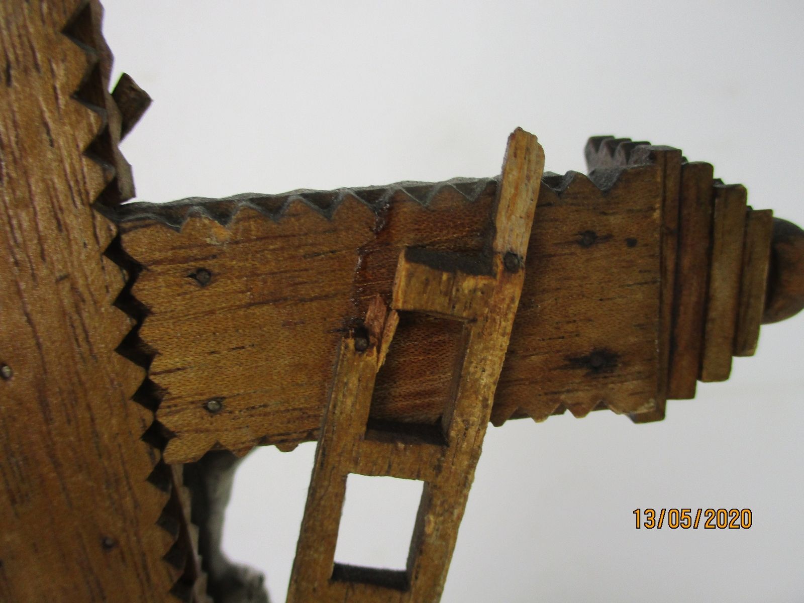 photo furniture Tramp Trench Tramp Folk Art Standing Hand Carved Wood Crucifix Tools Of Passion
