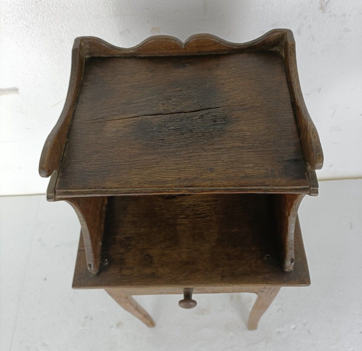 Antique 19th Century Cabinet Side Table Hallway Barn Farmhouse Style Wood photo Furniture