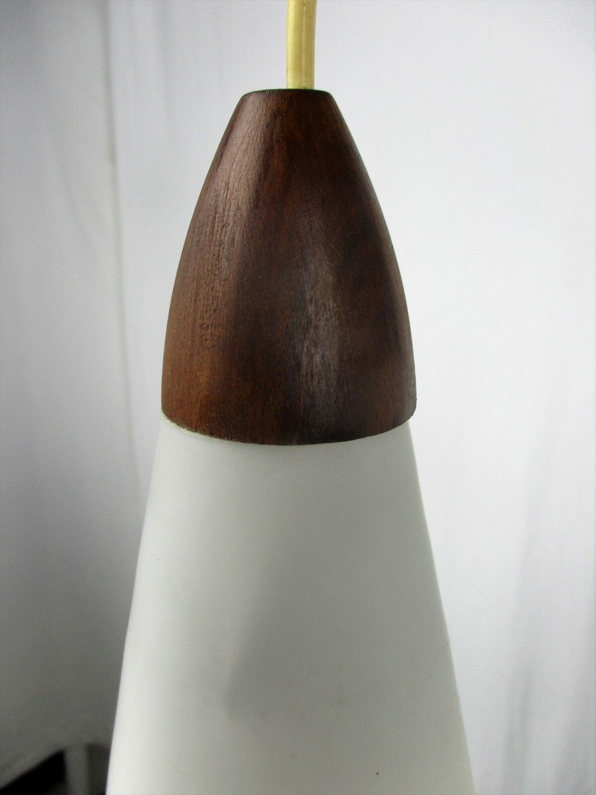 Lighting Danish Modern Chandelier Pendant Teak Atomic Scandinavian Style Louis Kalff photo