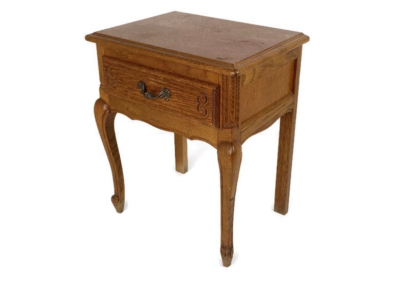 Nightstand End Table Dresser Bedroom  Vanity Cabinets Louis XVI Style Louis XV V