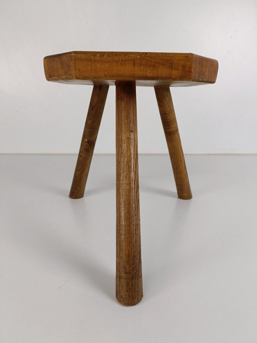 Milking Stool Bench  Pedestal Plant Bonsai Stand  Barn Country Style Wood Funky photo Furniture