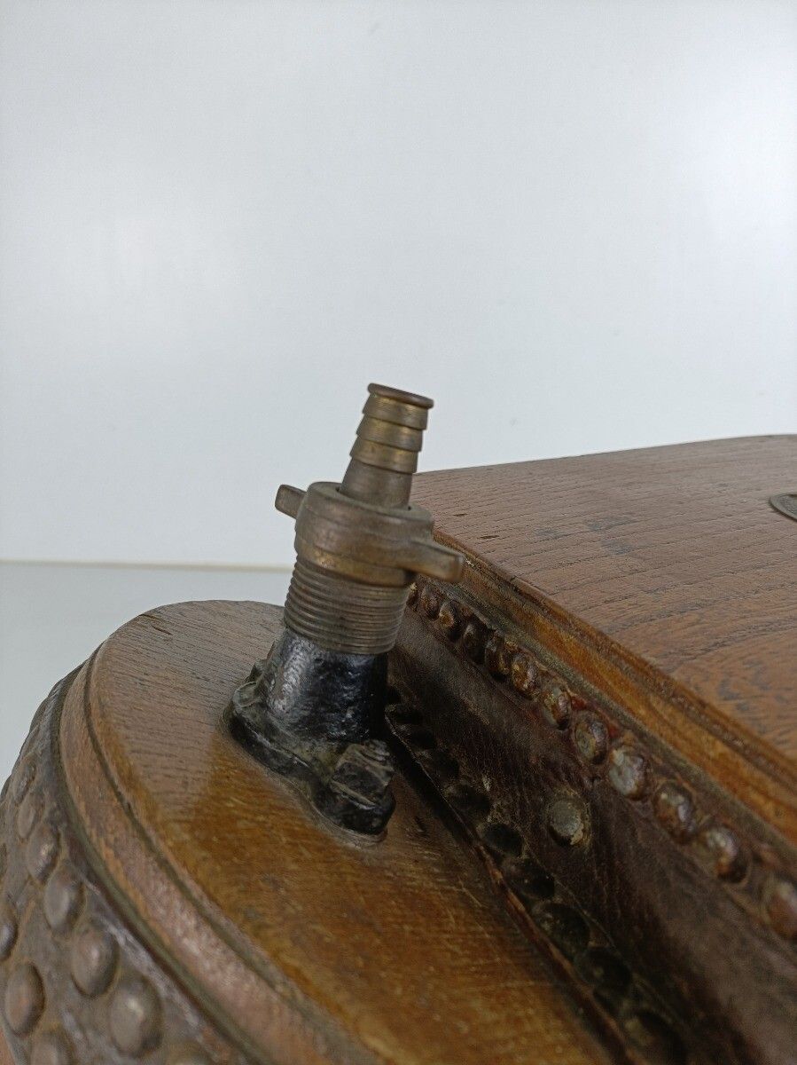 Antique Siebe Gorman Co. Firefighters Bellows Horn Alarm Air Pump Collector photo Home Decor