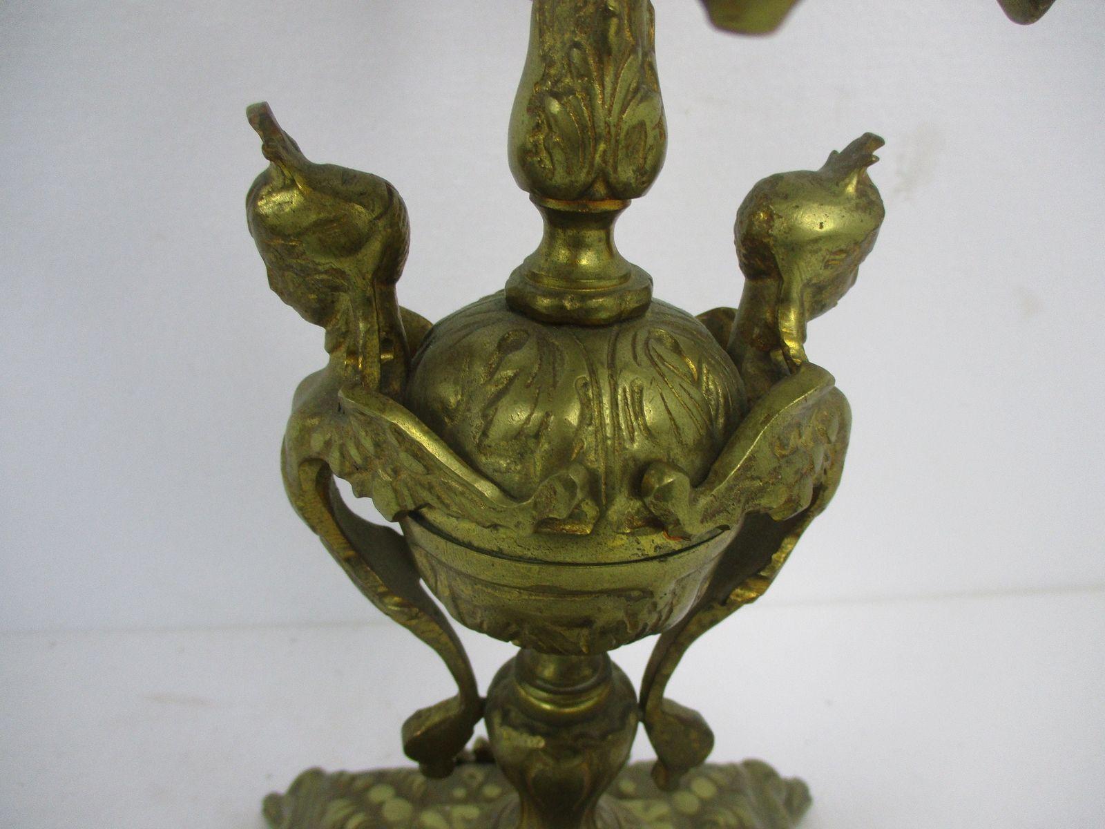 Gothic Large Candle Holder Candlestick Candelabra 5 Arm Impressive Mythology Kar photo for sale