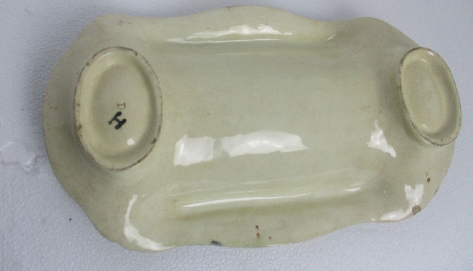 Antique French Majolica Artichoke & Asparagus Serving Tray  Dish 1880s Marked photo buy