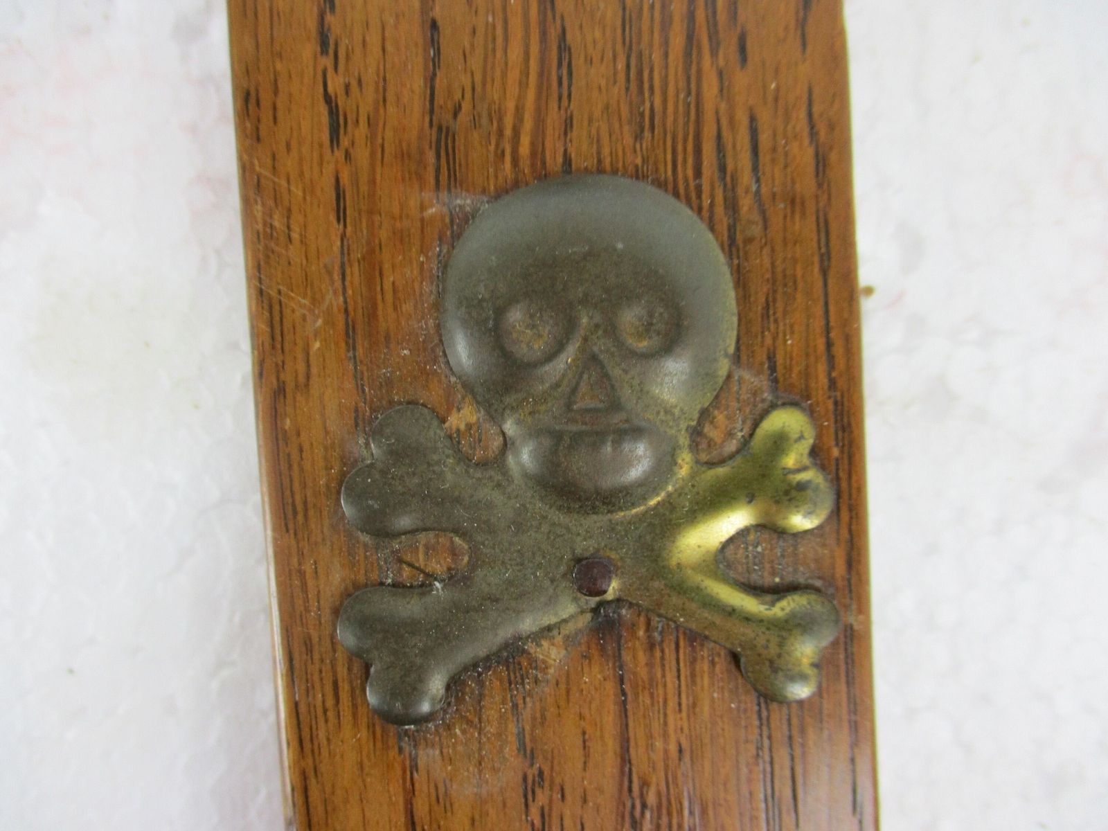 Large Hand Carved Wood  Hanging Crucifix Cross Jesus Christ Beautiful Brass  Cor photo vinterior