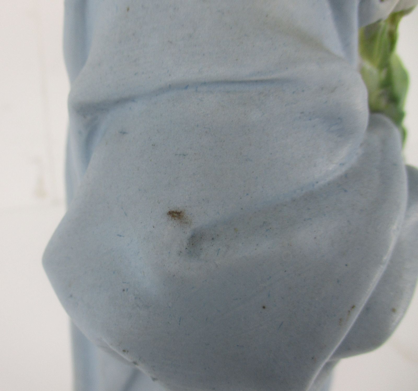 Antique Porcelain Bisque Statue Saint Joseph Angel Lilies Protector Of Homes Pol photo 244.0