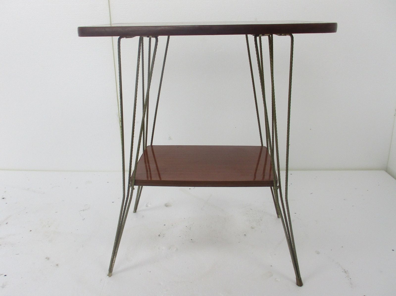 Small Vintage Authentic Tv Stand Table Mid Century Modernist Stunning Funky Ra photo furniture