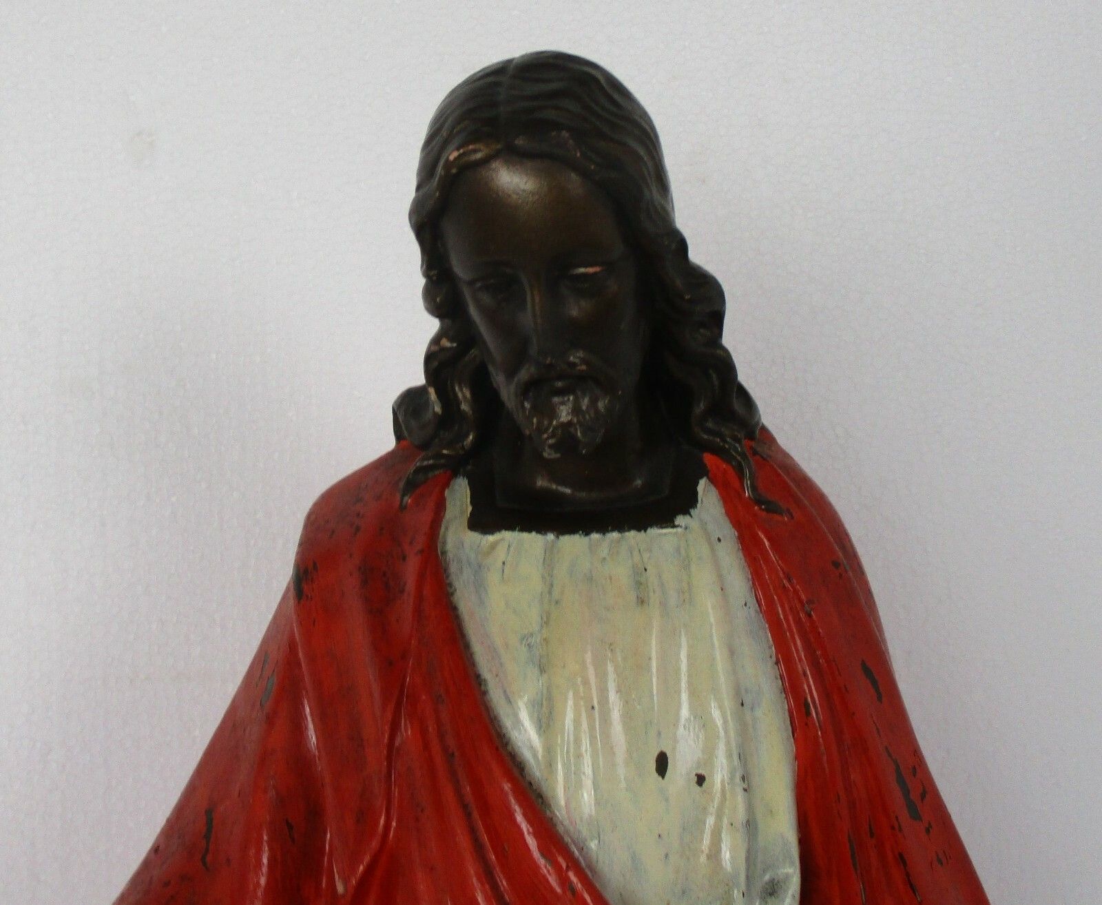 Antique Large Chapel Statue Jesus Christ  Children Gorgeous Extremely Rare Sweet photo Art