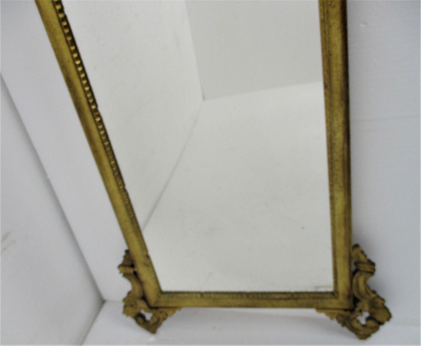 Hallway  Xl Ornate Wooden Wall Hanging Mirror Hollywood Regency Gorgeous Wow photo Home Decor