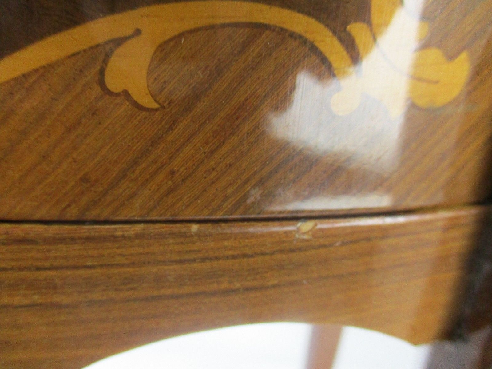 Couple  Italian Marquetry  Wooden Nightstands End Tables Chest Of Drawers Wow photo buy