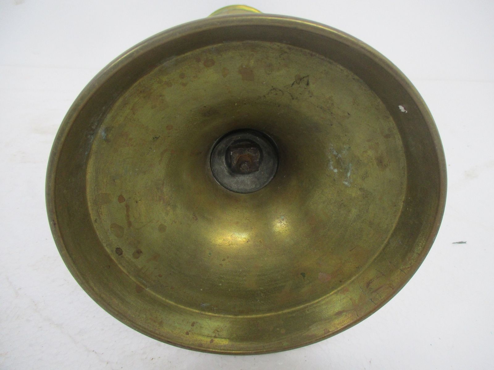 Antique Candle Holder Candle Stick Church  Chapel Altar Monastery Brass 17.12&Qu photo vinterior