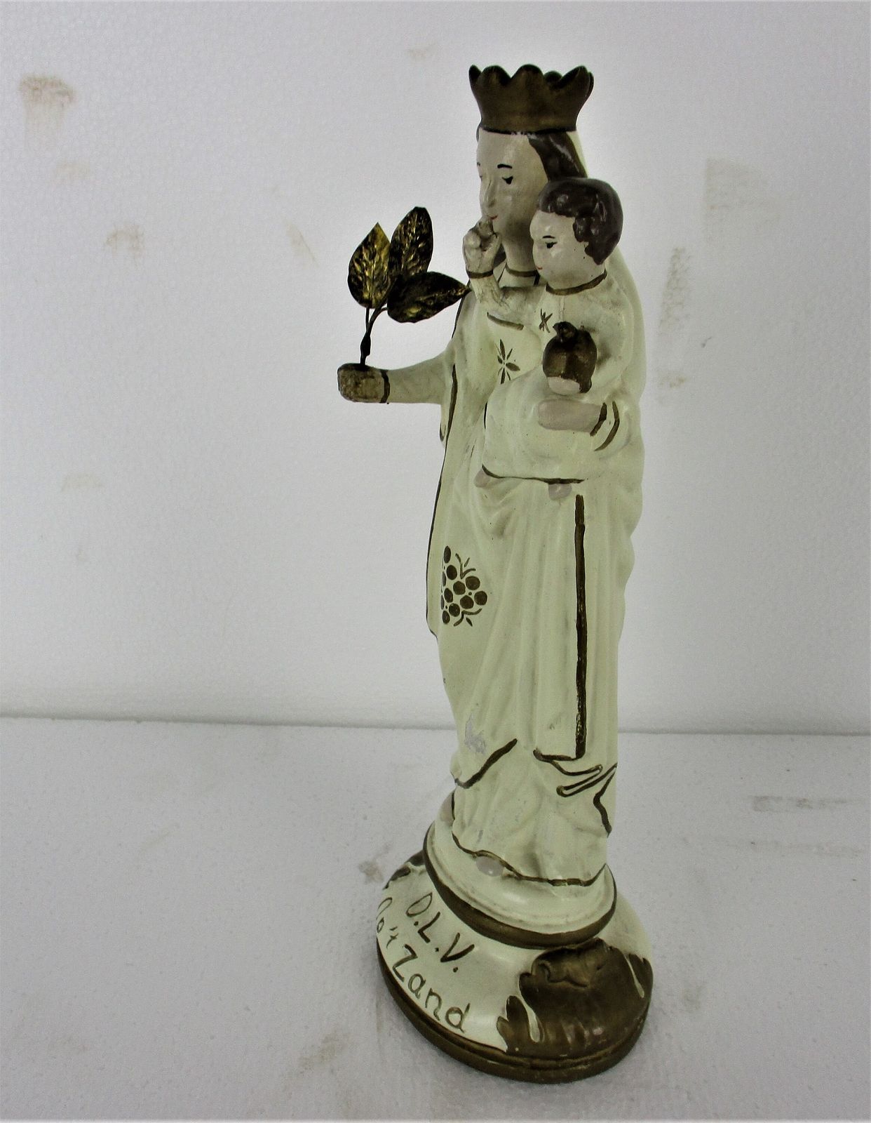Statue Our Lady Of 'T Zand Roermond  Virgin Mary Infant Jesus Collector Htf photo buy