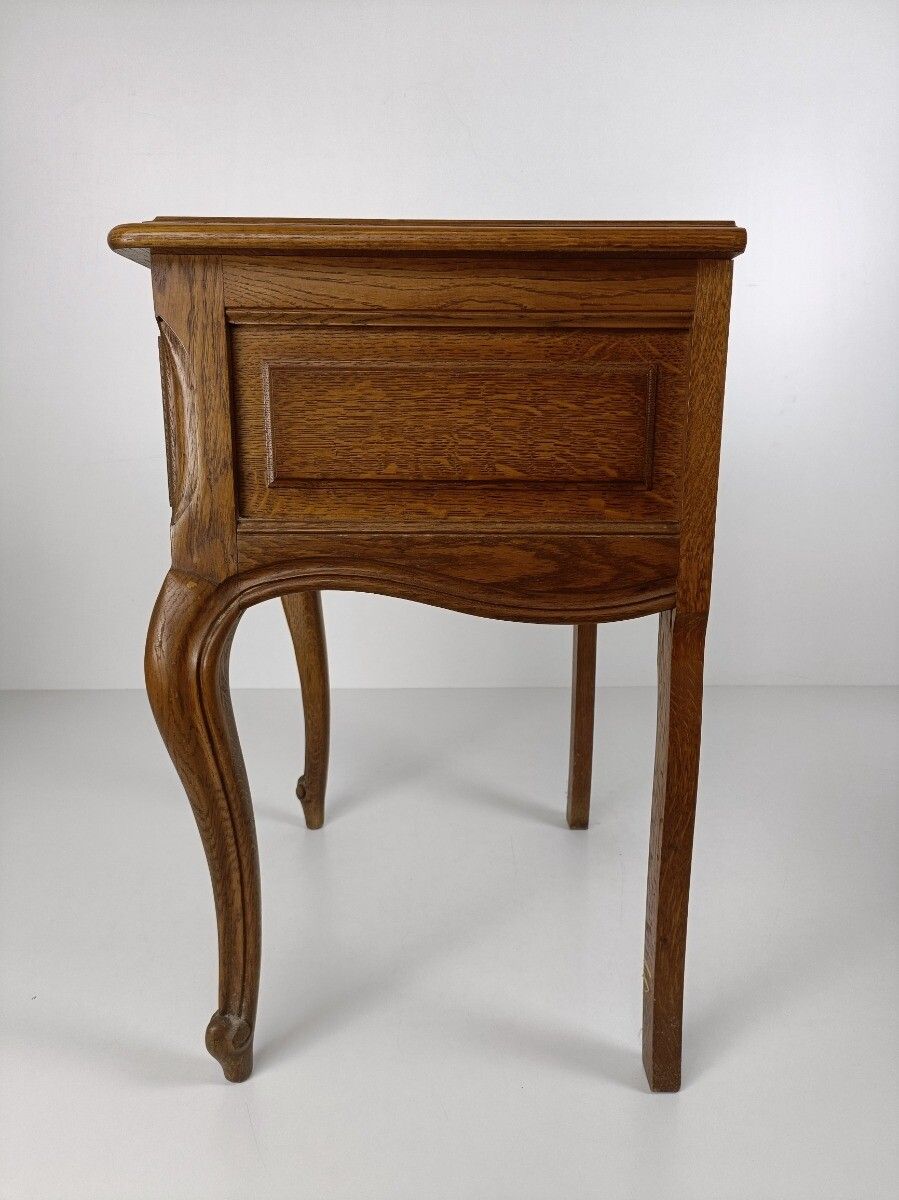 Hallway Cabinet Nightstand Bedroomtable Hall Cabinet End Side Table Louis XV Sty photo vintage