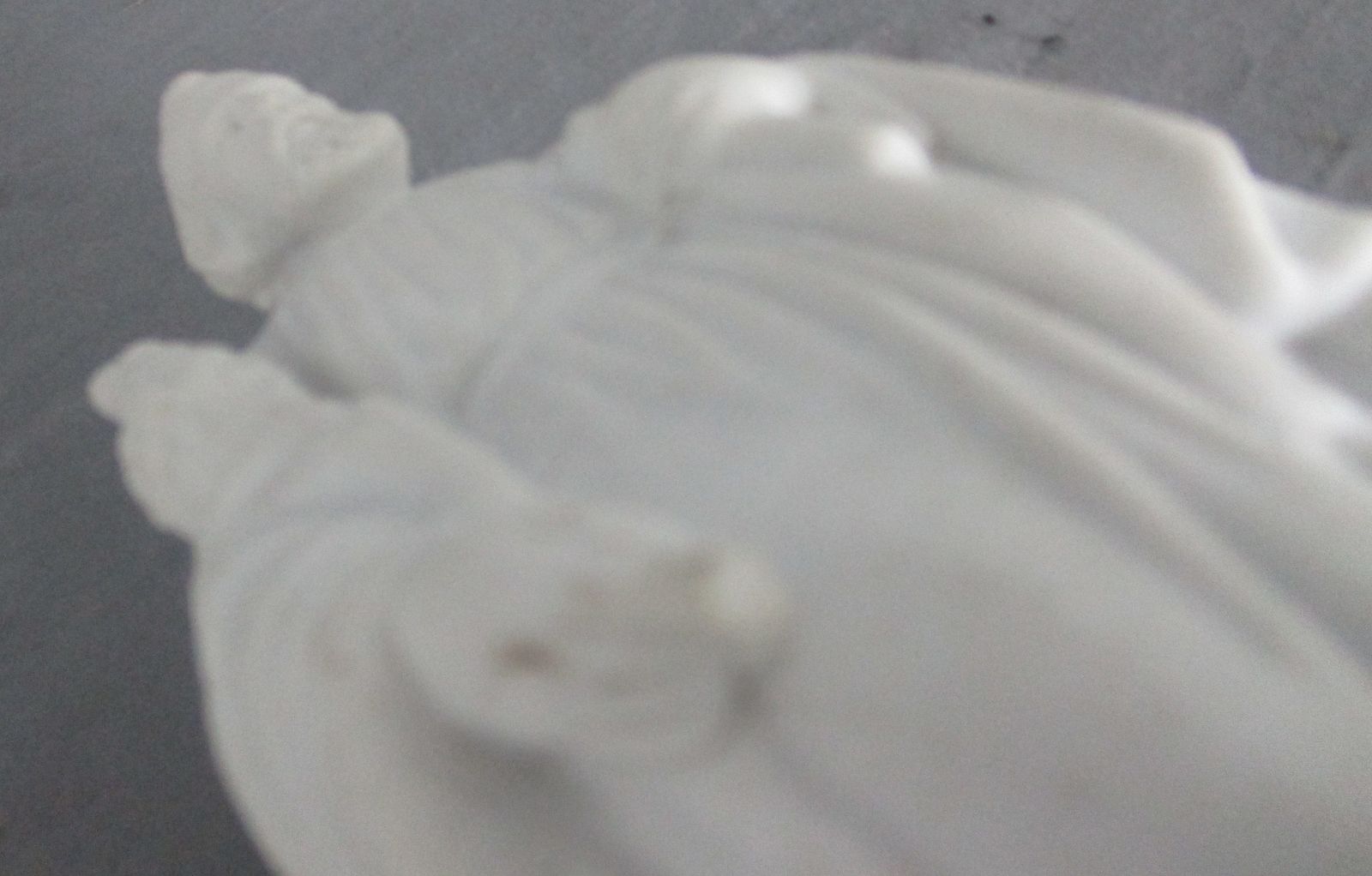 Antique Porcelain Bisque Statue Saint Joseph Angel Lilies Protector Of Homes Mar photo for sale
