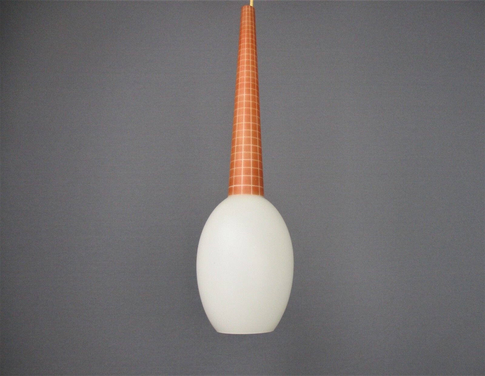 Mid Century Modern Space Age Design Pendant Lamp Chandelier Art Glass Funky